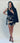 Black and Ivory Skirt and Blouse Set