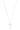 Celestia Cross Necklace - Silver