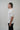 Side view of white Faith graphic t-shirt by YAHKARA