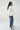 Structured white blazer for women featuring a modern tailored silhouette